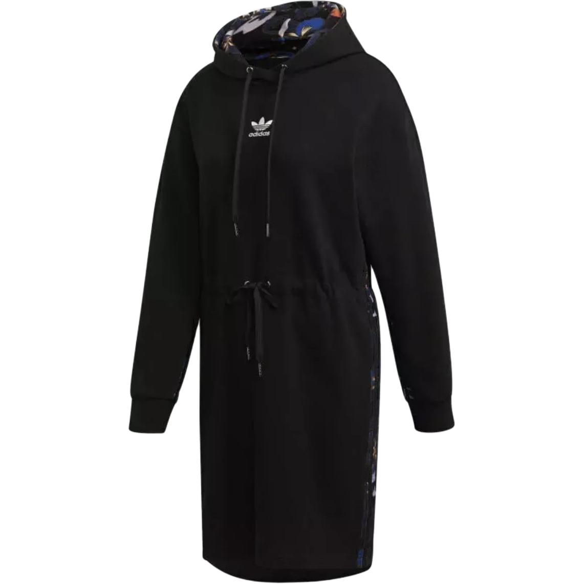 Adidas Originals Long Sleeved Dresses Women s Hooded Moderate Mid Length FU1762 38