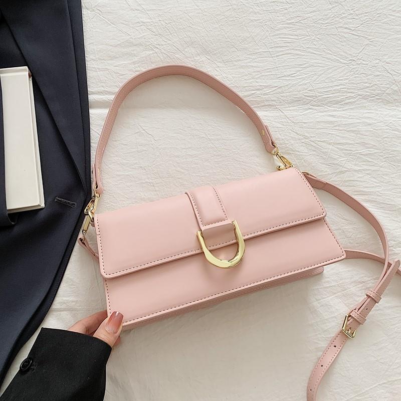 New niche design popular street shot versatile small square bag single shoulder crossbody trendy women's bag