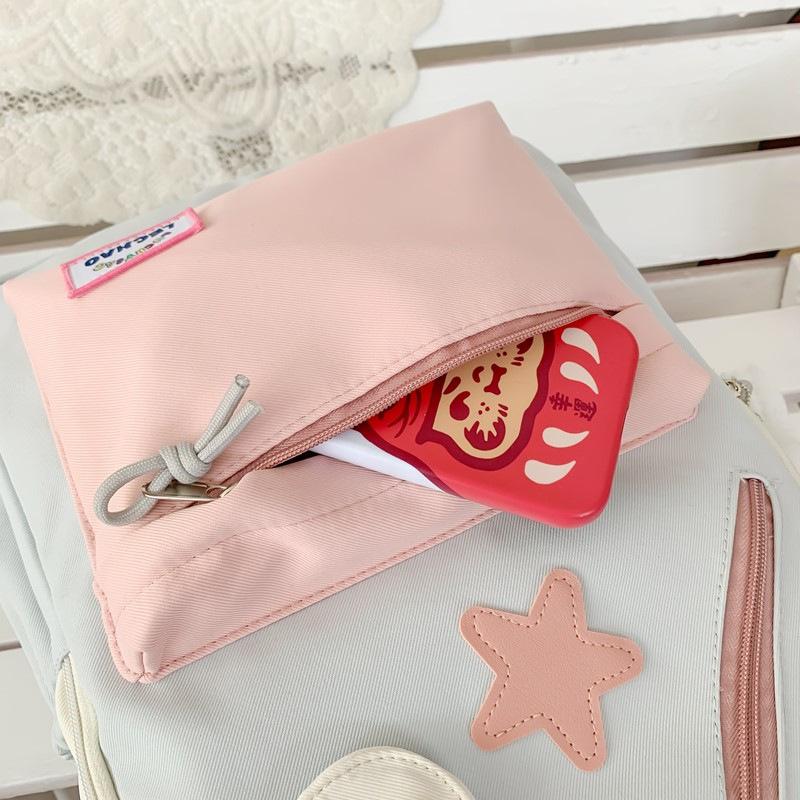 Japanese Ins Style Retro Portable Backpack College Student Junior High School Student Backpack Commuting Make-up Class Crossbody Backpack Female