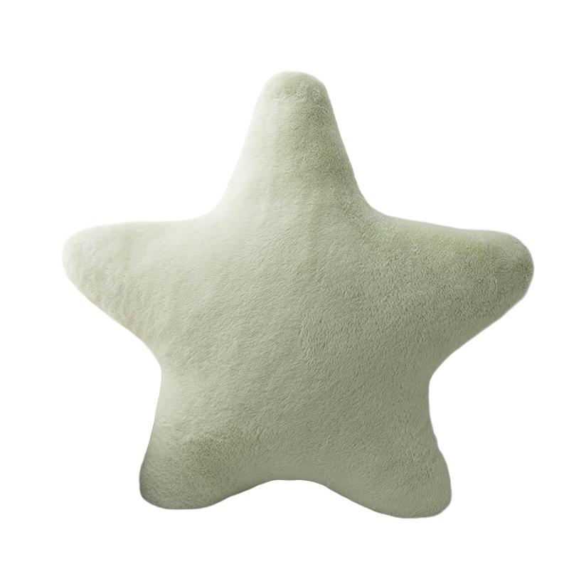Ster Pluche Kussen Kleurrijk Natuurlijke Hemel Gevuld Kussen Roze Geel Blauw Groen Crème Bank Stoel Bed Feest Decoratie Cadeau beige