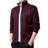 Men's Knitted Fleece Zipper Jacket Men's Sports Large Size Casual Jacket