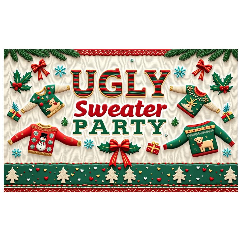 Christmas Decor Christmas Theme Festive Backdrop Christmas Party Banner Decorative Banner Event Banner For Party Event Family