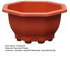 Air Circulation Flower Pot Breathable Thickened Plastic Planter for Bamboo Clivia Drainage Holes Downward Growth Pot for Home Garden Balcony
