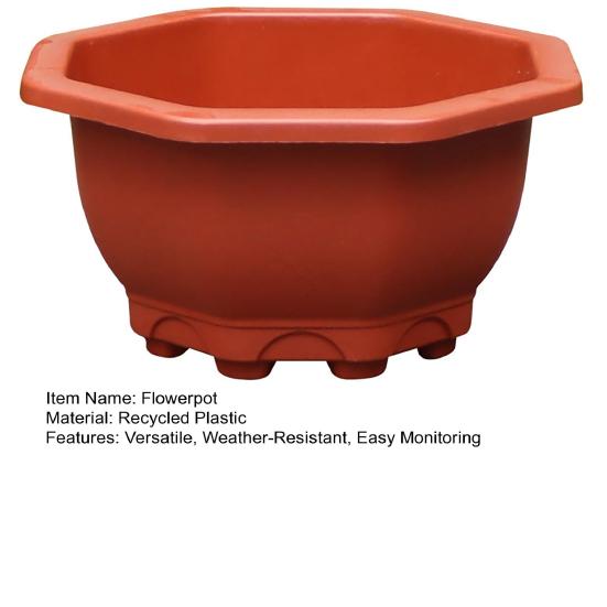 Air Circulation Flower Pot Breathable Thickened Plastic Planter for Bamboo Clivia Drainage Holes Downward Growth Pot for Home Garden Balcony
