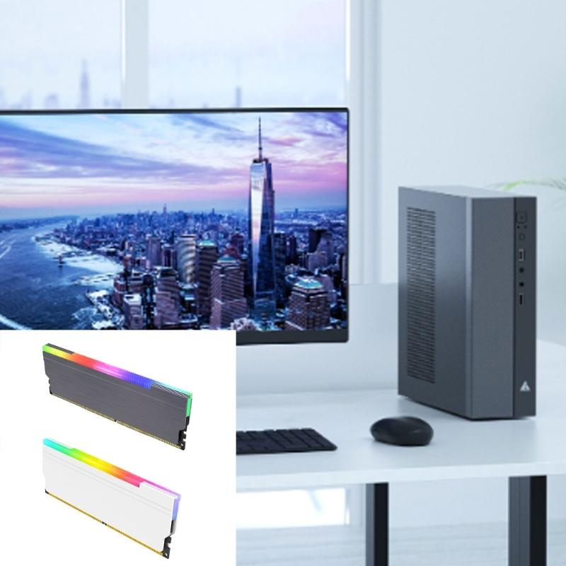 Heat Sink with 5V 3PIN ARGB Backlighting Heatsink For DDR4 DDR3 Desktop Computer Memory Radiator