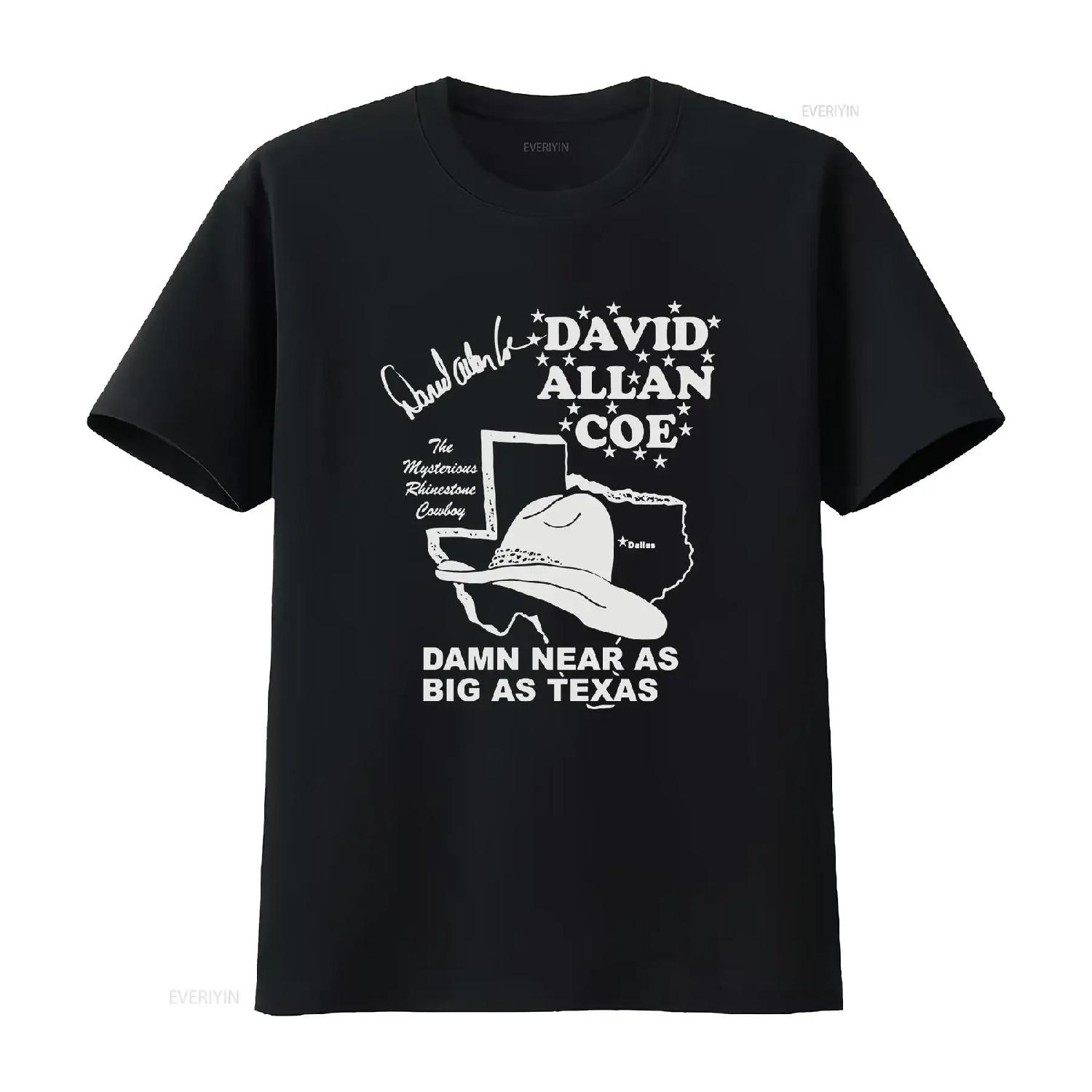 New Rare David Allan Coe Family S 235XL T Shirt L396 vintage Washed Unisex fashion Soft Comfortable graphic streetwear S чёрный