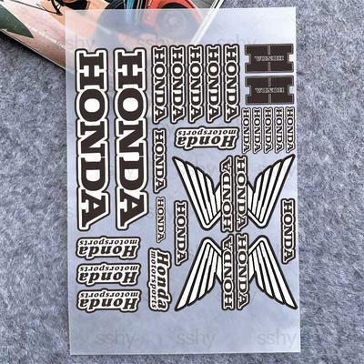 For 18 Colors Waterproof Reflective Motorbike Stickers Easy Peel Removable Decals for Motorcycle Car
