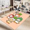1PC Vegetable Cat Non-Slip Floor Carpet, Suitable for Office, Bedroomand Playrooms. It Can Also Be Used As a Sofa Footrest cover-T23