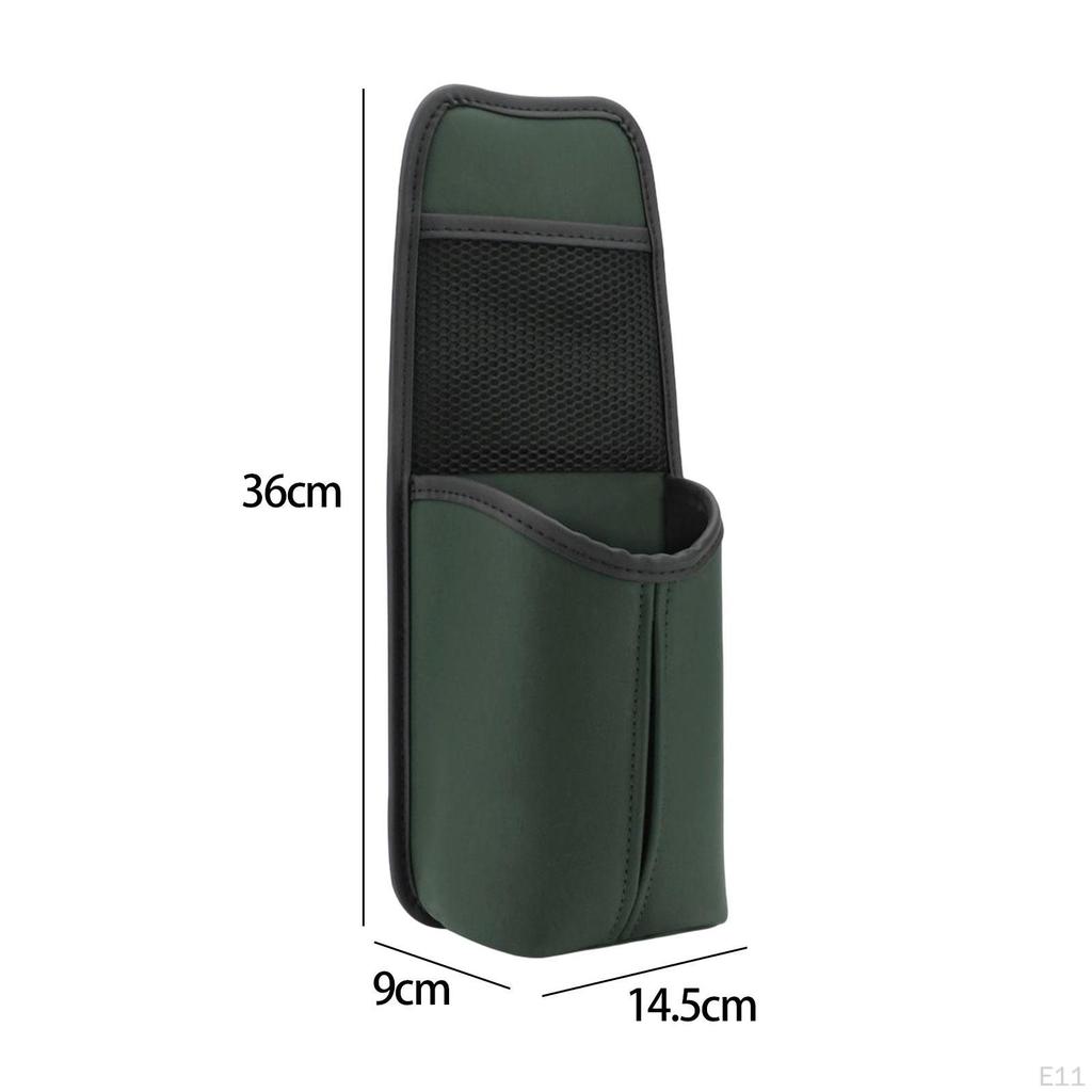 Storage Bag, Side Organizer, Large Capacity Cell Phones Cup Holder with Mesh Pocket for Truck
