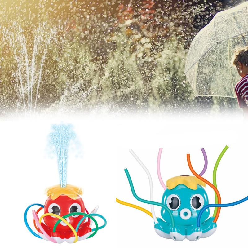 Colorful Outdoor Water Play Toy Sprinkler Octopus For Fun And Engagement In Backyard