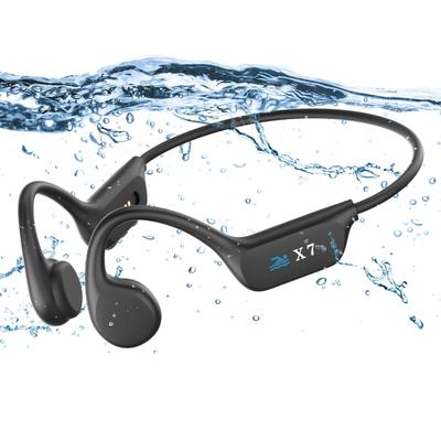 Kemik İletimli Bluetooth Tamamen Su Geçirmez 32GB'a Kadar Hızlı Mükemmel Spor ve Bisiklet İçin Kulaklıklar, 5.4 GHz, (IP68), Yüzme, Hafıza, 8.000