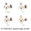 1 Pair 6-8/9/10/11s Road Buttons Magic Speed Quick Master Link Bicycle Connector Bike Joint Chain Lock Set