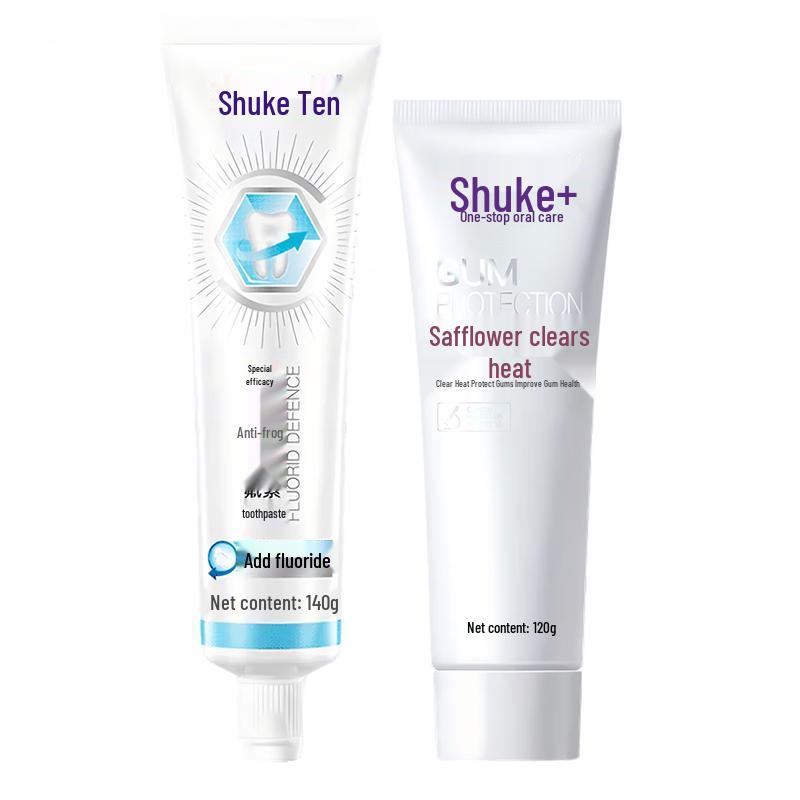 

Suke Anti-Cavity & Safflower Toothpaste Set