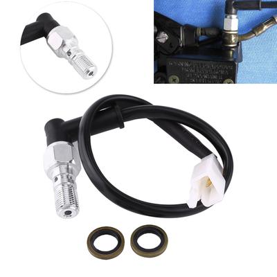 1Pc M10*1MM / M10*1.25MM Universal Motorcycle Hydraulic Brake Pressure Rear Light Switch Hollow Bolt