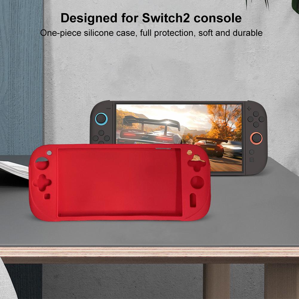 Silicone Case for Nintendo for Switch 2 Protective Skin Cover Shockproof Soft Shell for Nintendo for Switch 2 Game Accessories