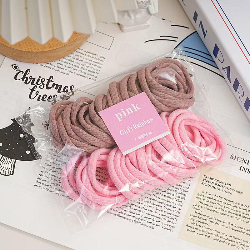 

Набор из 50 шт. Бесшовные цветные резинки для волос и держатели для хвоста в корейском стиле