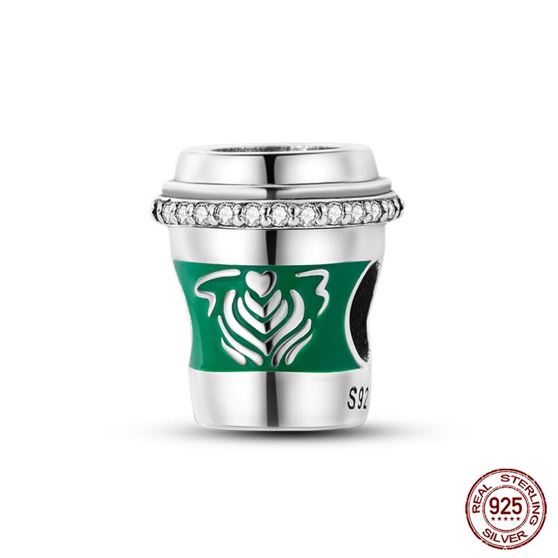 Copper Tree Of Life Four-Leaf Clover Green Series Charms Beads Fit Qikaola Original Bracelet Diy Jewelry Making