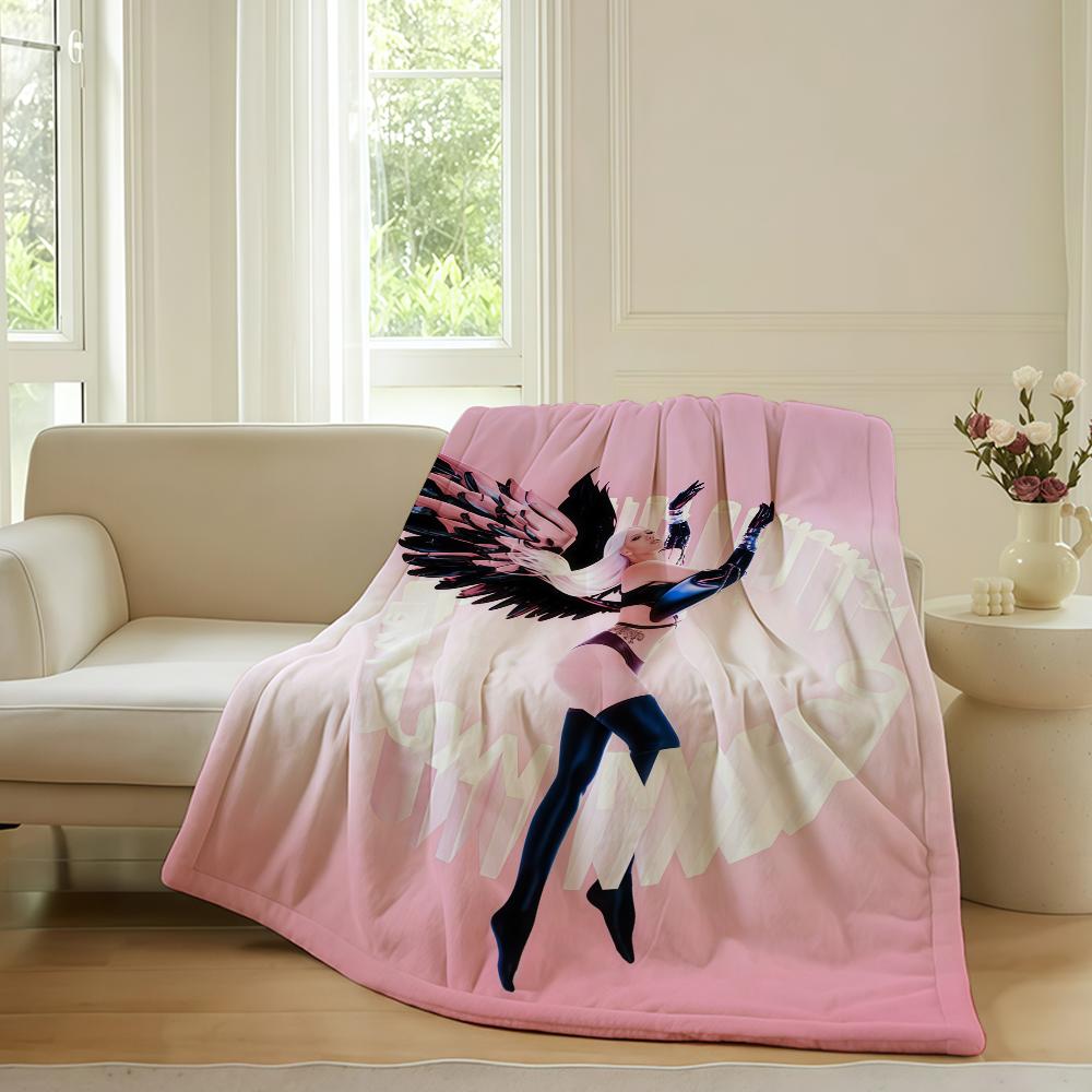 American singer Kali Uchis Blanket For Sofa Office Bed Plane Travel Sleep Read Relax Camping Soft And Warm