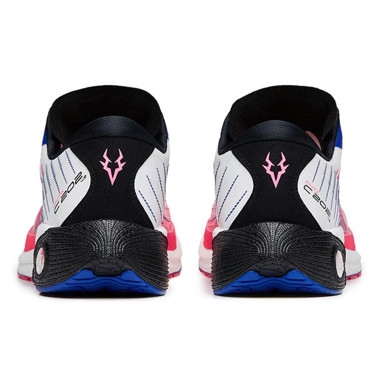 New Anta C202 4.0 Nitrogen Technology Breathable Lightweight Low-Top Running Shoes Men's White Black Pink 112235562-6
