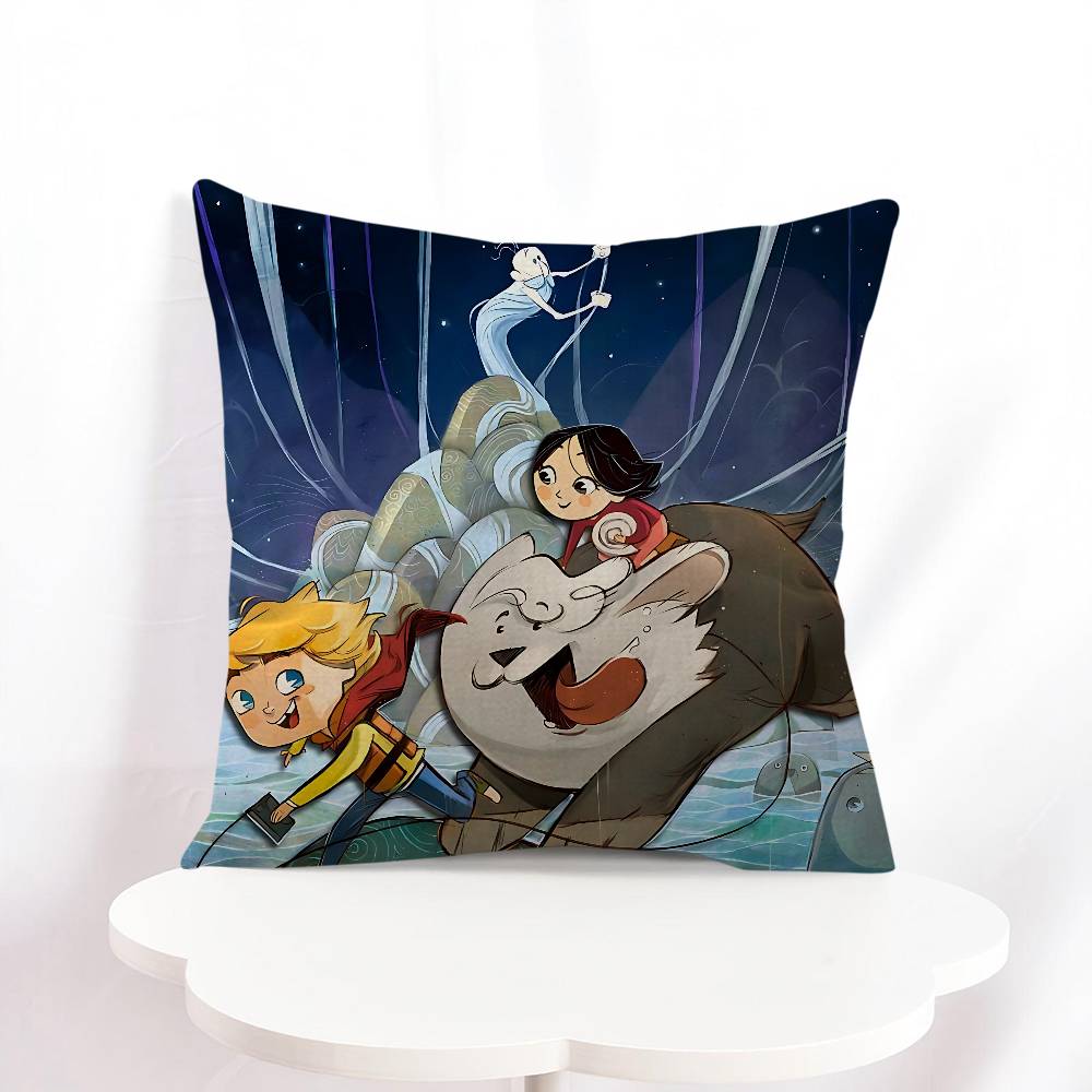 

S-Song Of The Sea 45*45cm Cushion Cover Pillow Cover Decor Pillowcase Home Pillowcase For Couch Pillow 16x16Inch