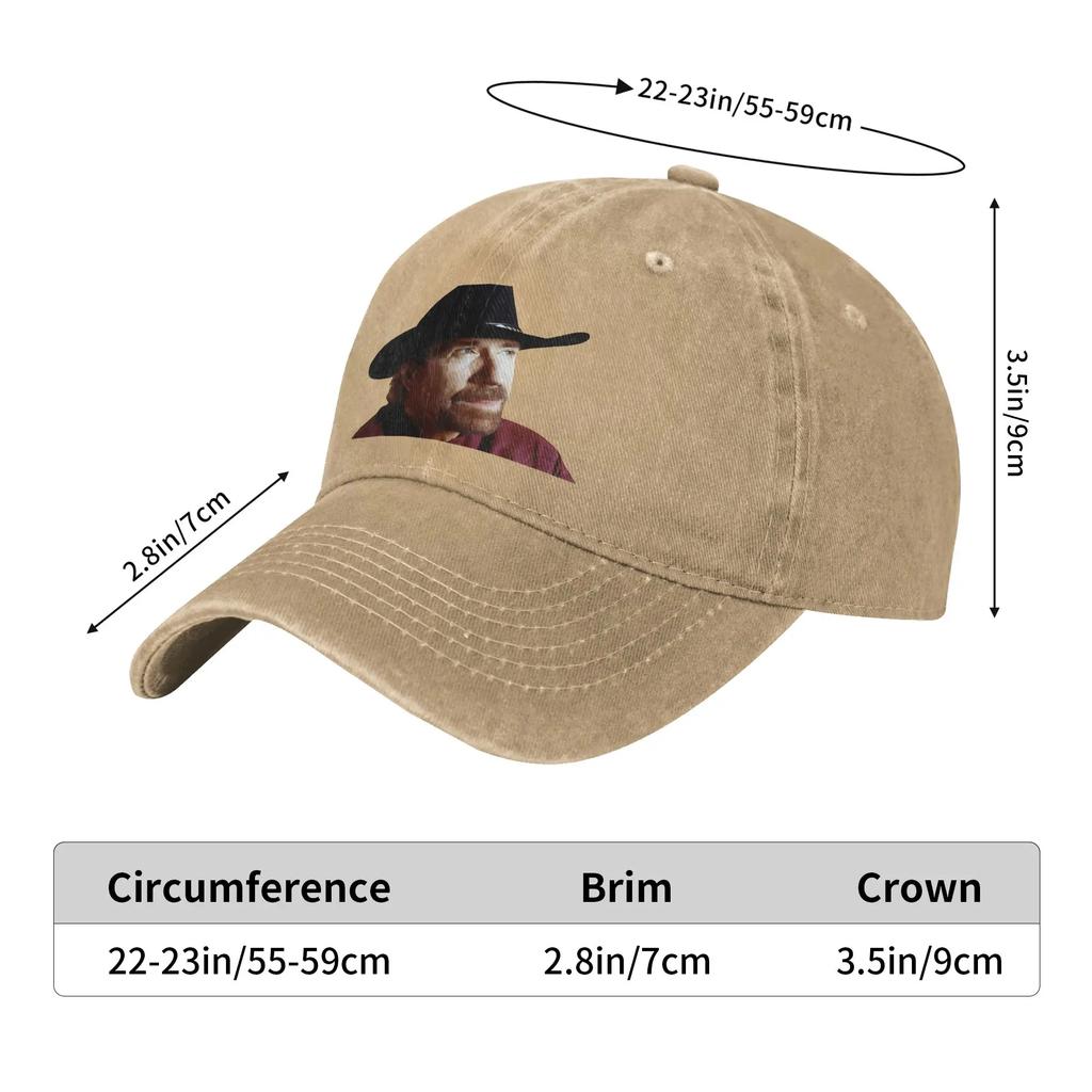 Chucks Norris Sun Baseball Cap Couple Women Print Hip Hop Hats Summer Streetwear Outdoor Sports SunProof Baseball Caps