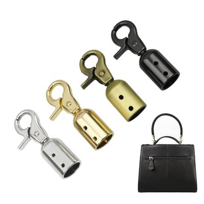 Hebillas Metálicas para Bolsos Borla Tapa Terminal Cierre para Correas de Bolsos Cadena para Bolso Colgador Conector de Correa Herrajes DIY Accesorios