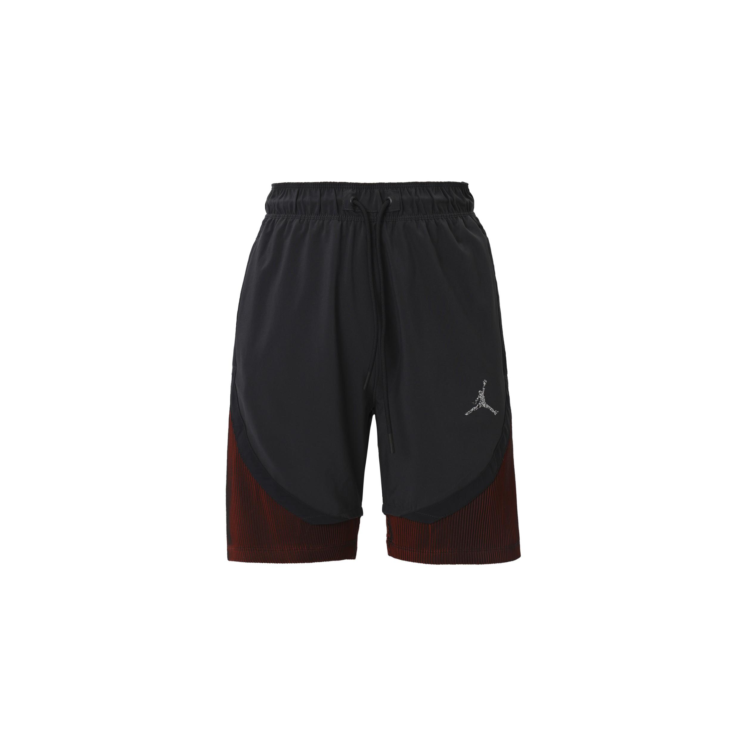 Men s Air Jordan SS22 Logo Micro Mark Lacing Casual Shorts Black DM1830-045 M