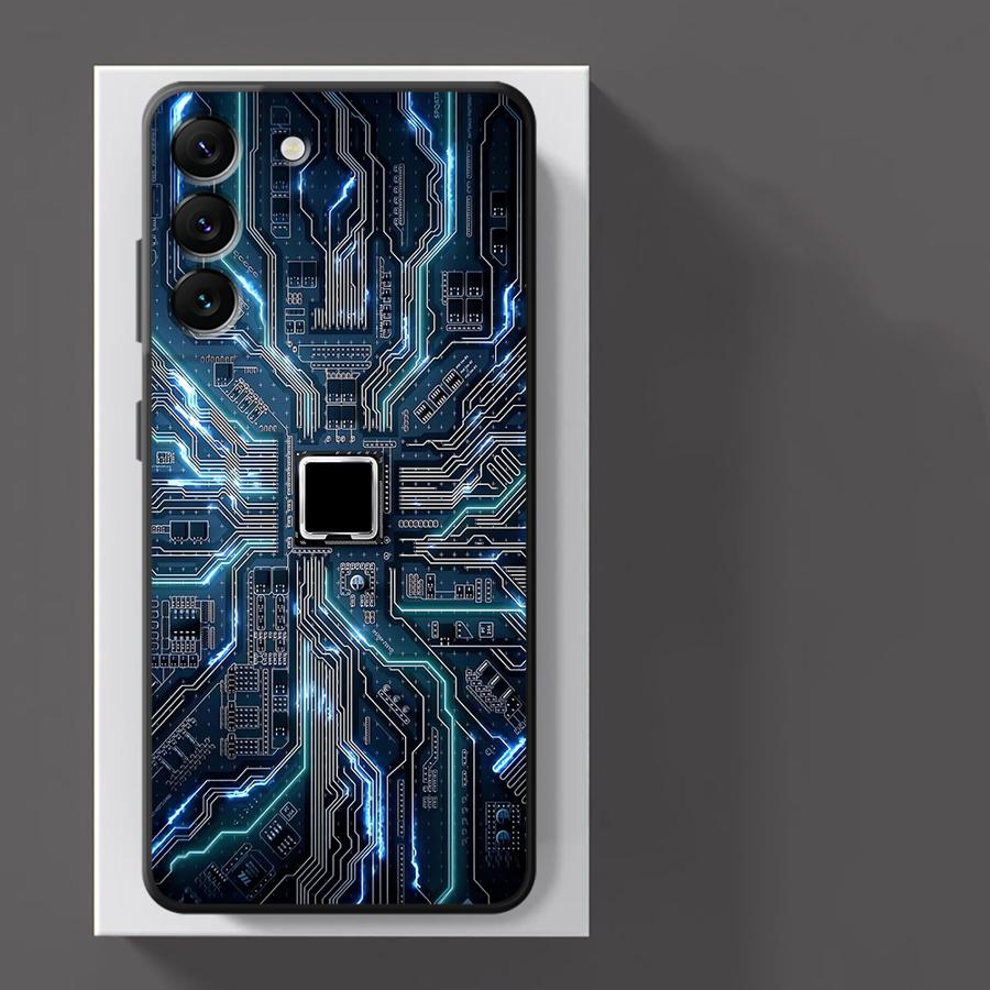 Funda Phone Cover Case for Xiaomi Redmi Note 9 10S 9S 11 10 11s 12s 14 13 Pro Plus 7 8 12 Pro Retro Circuit Board