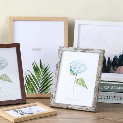 Dřevěný fotorámeček k zavěšení na zeď 10X15cm 15X20cm 20X25cm A4 Dřevěný rámeček na obrázky Fotodekor Pamětní dárek