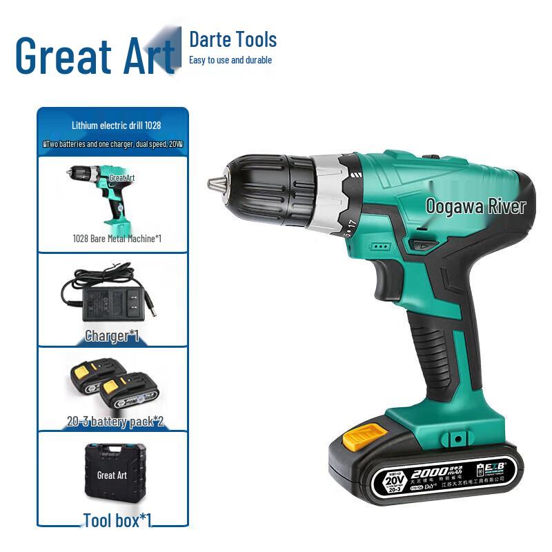 

DAYI 20V Cordless Electric Drill/Screwdriver CN plug (adapter included)