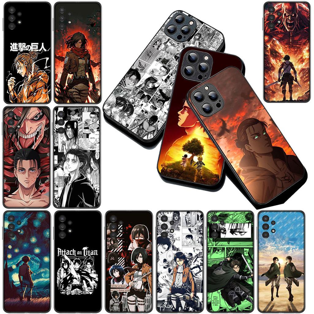 Cover for Xiaomi Poco C75 C65 C85 X7 X6 M8 F7 F8 Ultra F6 Pro Casing Phone Case Levi Cartoon Attack On Titan Eren Jaeger