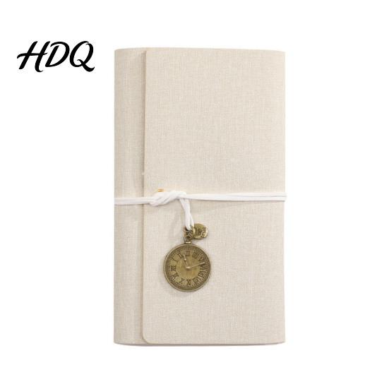 Thick Paper Notebook A6 Faux Leather Journal Notebook 6 Ring Loose Leaf