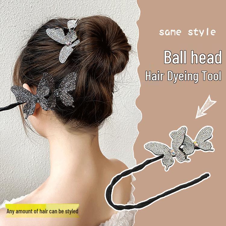 Korean Hair Styling Tool: Lazy Curling & Braiding Butterfly Clip