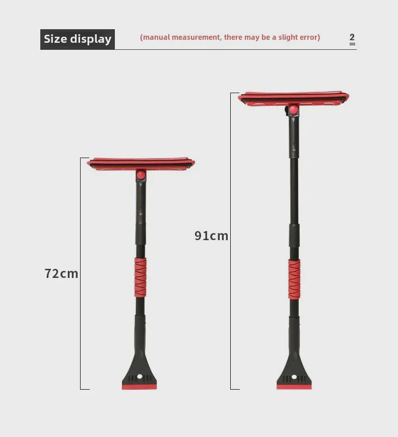 3-in-1 Multifunctional Car Snow Shovel: De-icer, Snow Sweeping, and Removal Tool