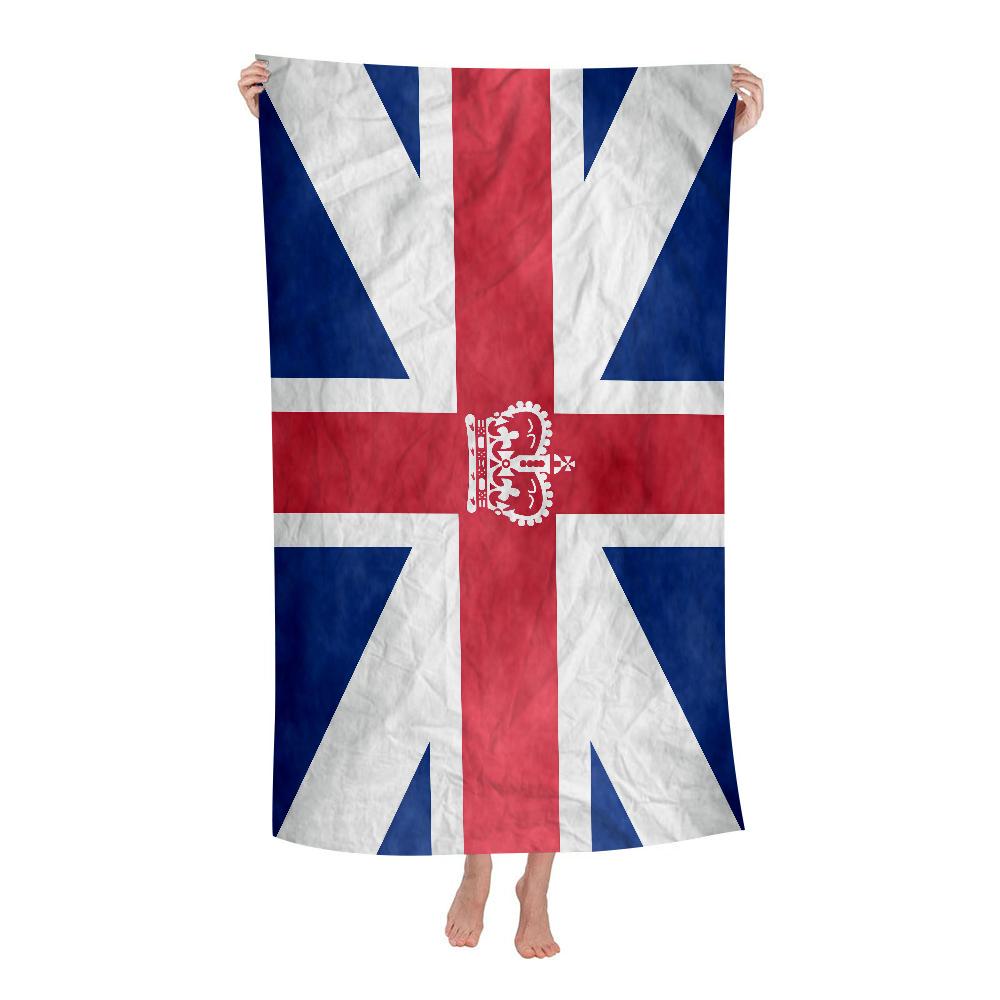 UK England Flagge Große Mikrofaser Strandtücher Schnelltrocknendes Handtuch Sandstrandtücher Poolhandtuch für Reisen Schwimmbad Yoga