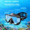Diving Mask 180 degree view  Adjustable headband Fully dry Diving goggles snorkel set High-quality silicone with camera holder Unisex