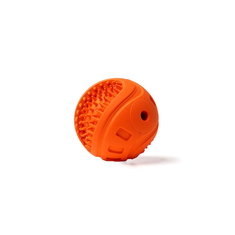 Sound-making, Biting and Wear-resistant, Strange Barking Ball Dog Toy, Teeth Grinding and Cleaning Interactive Dog Toy, Natural Rubber Pet Toy