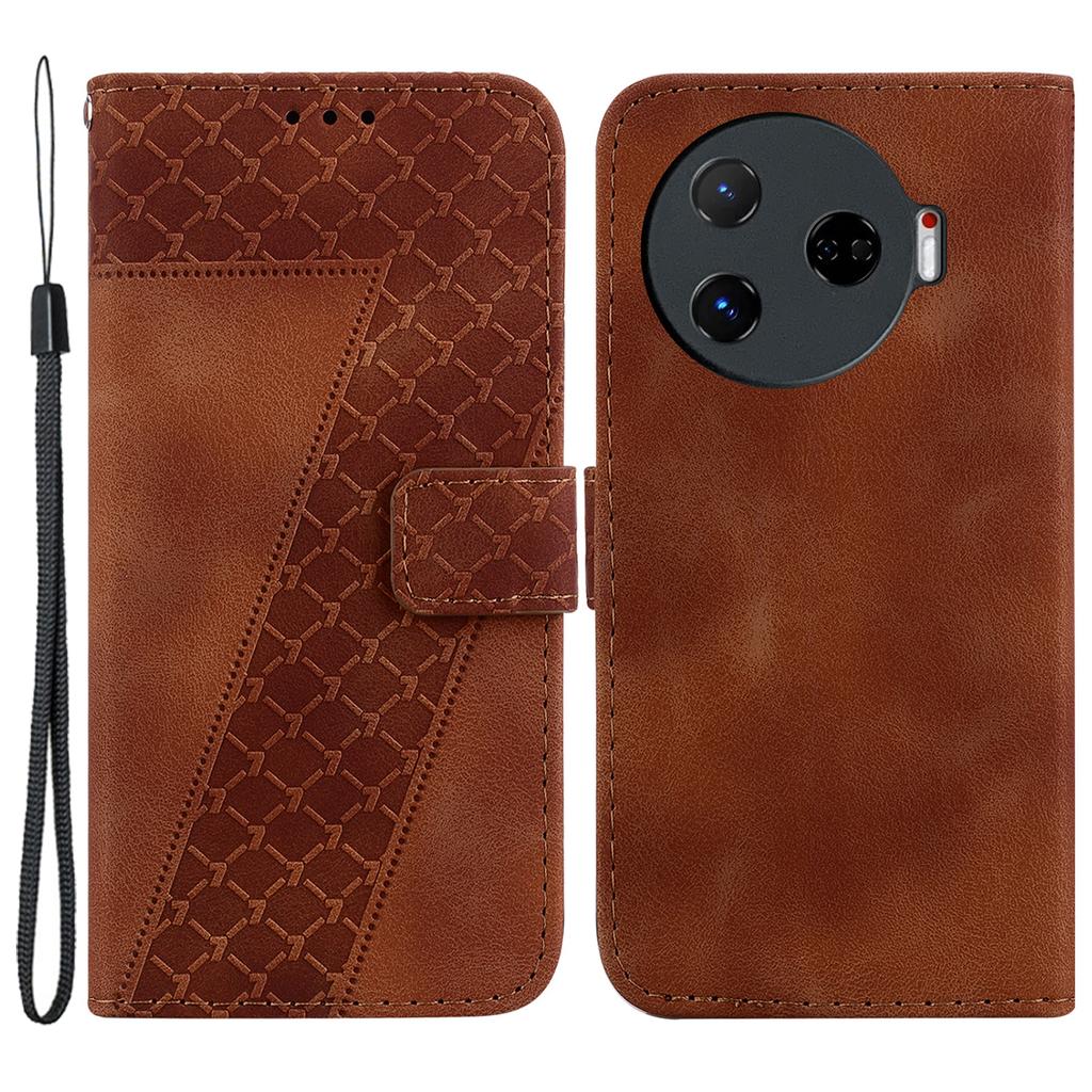 For TECNO Camon 30 Pro 5G Stand Case Pattern Imprint Leather Phone Cover with Wallet