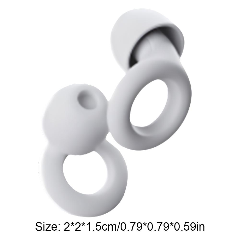Noise Reduction Ear Plugs Reusable Canceling Noise Earplugs Set Waterproof Swimming Ear Plug Protection for Travel Home Sleeping