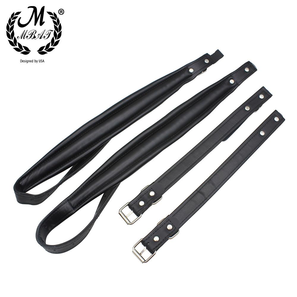 M MBAT Pair of Adjustable Synthetic Leather Accordion Straps High-quality Accordion Accessory For 16-120 Bass Accordion