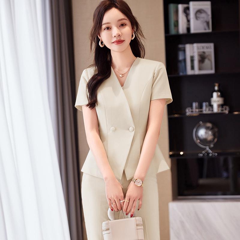 Costum Profesional de Vară pentru Femei pentru Muncă și Interviuri