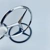 90mm ABS cromo negro Logo Mercedes emblema insignia de estrella trasera para Mercedes Benz W203 W206 W212 X253 W167 W166 W247 C