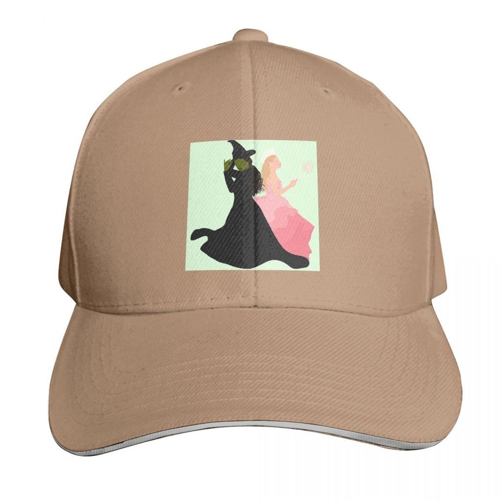Cappellino con Logo Glinda ed Elphaba del Film Wicked Moda Casual Cappellini da Baseball Cappello Regolabile Hip Hop Estivo Unisex Cappellini da Baseball