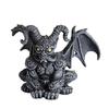 Winged Gargoyle Statue Gothic Indoor Outdoor Guardian Sculpture Scary Resin Sitting Gargoyle Figurine for Garden Lawn Backyard Halloween Office Home