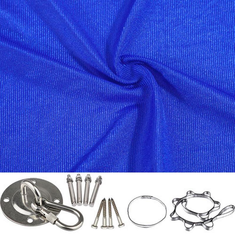 Kids Sensory Swing Hammock Indoor Outdoor Play 280x150cm With Hardware Kit 150kg Capacity