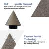 ABBP-Cone Grinding Tool For Tile, Chamfering Drill Bit 50Mm, Whetstone Cone Chamfering Reamer For Porcelain, Marble