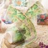 Retro PET Tape: Plant Scenery Series - 6 Designs for Journal Decoration