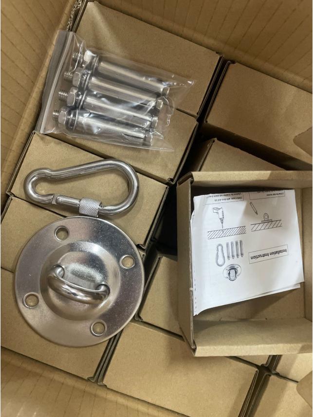 304 Stainless Steel Hammock Chair Swing Hook - Outdoor Rotating Plate & Hardware Accessories.