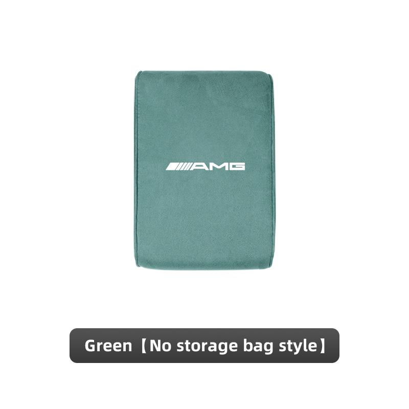 AMG Car Armrest Box Height Increase Mat Car Hand Protection Storage Pad For Mercedes Benz AMG W206 W204 W205 W212 W213 W221 W222