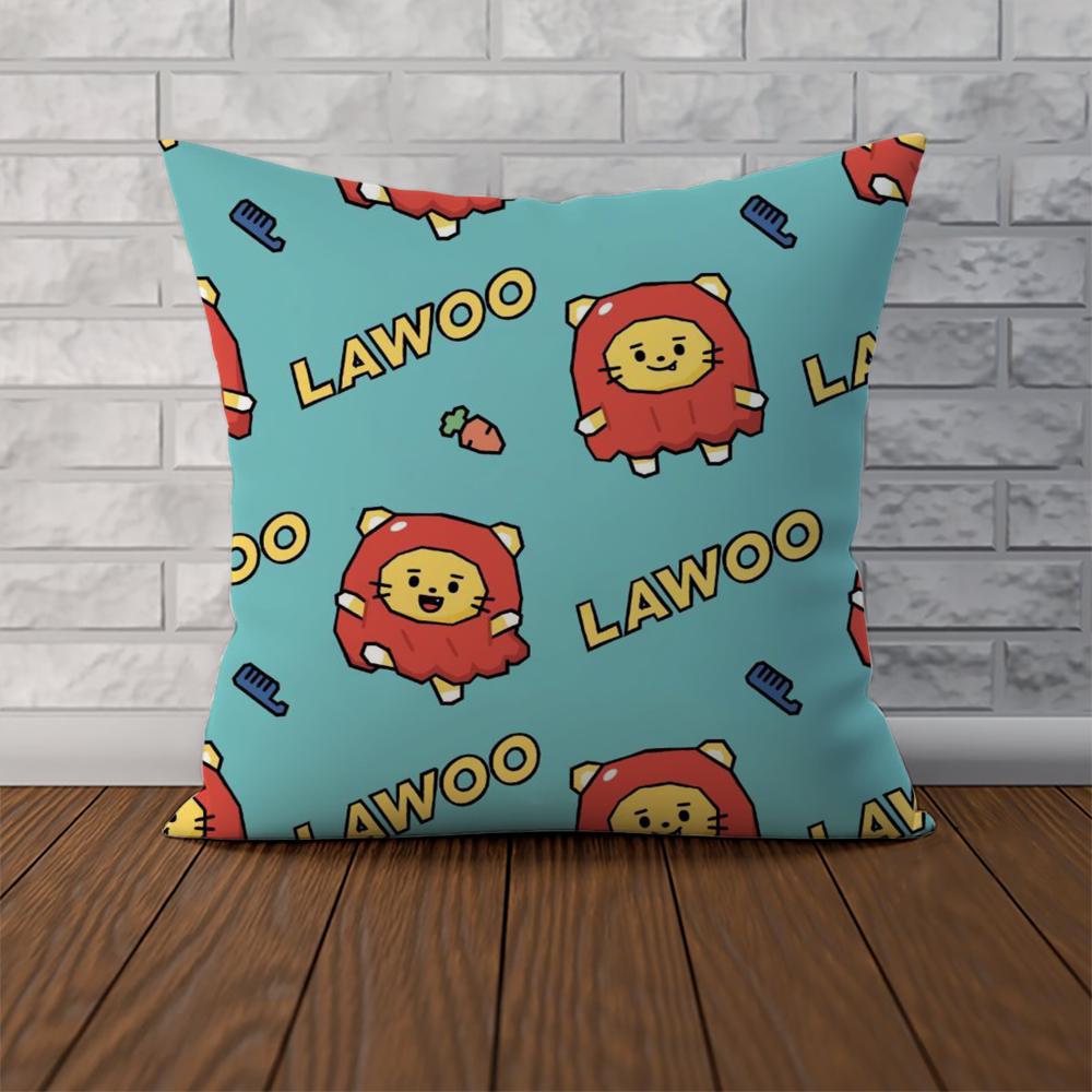 Cute TRUZ Pillow Case For Car Sofa Decorative Home Doublesided Print Plush Square Throw Pillow Cushion Cover